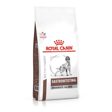 Royal Canin Veterinary Canine Gastrointestinal Moderate Calorie – Hrană Uscată pentru Câini cu Tulburări Digestive, 2 kg
